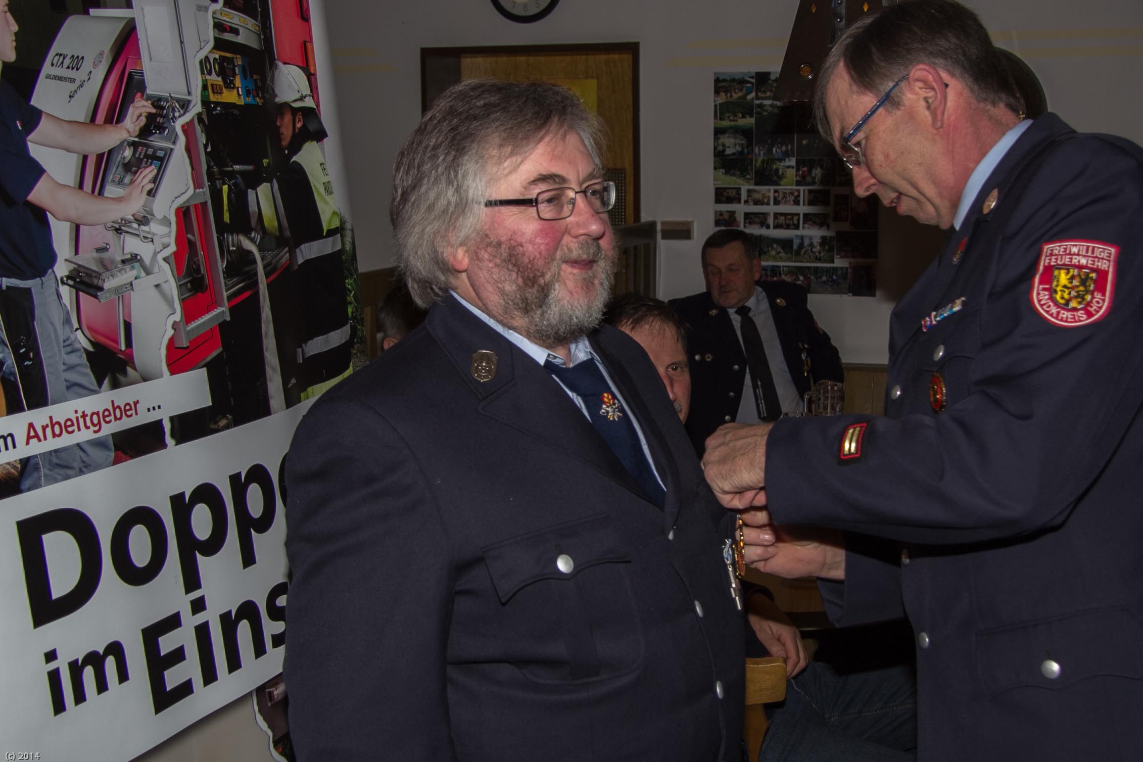 40 Jahre aktiver Feuerwehrdienst: Hermann Herdegen