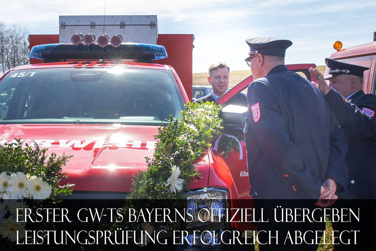 Übergabe erster GW-TS Bayerns