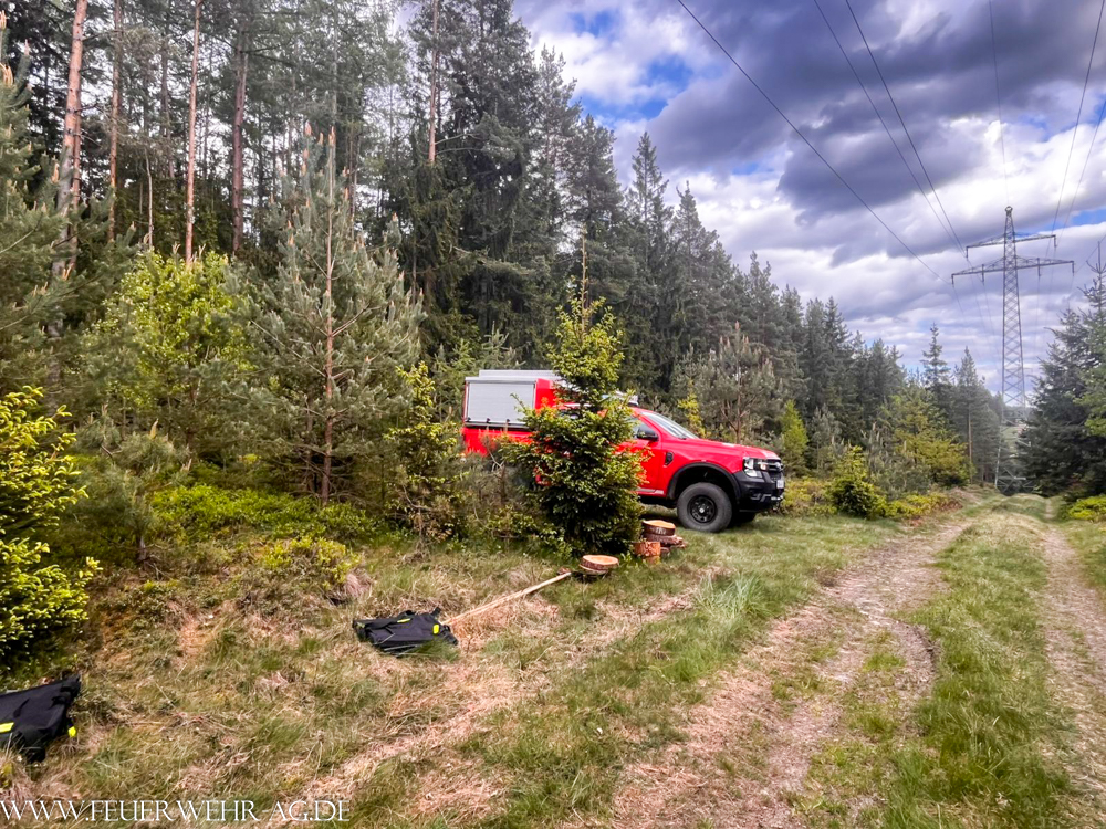 Wald- und Vegetationsbrand in Martinlamitz