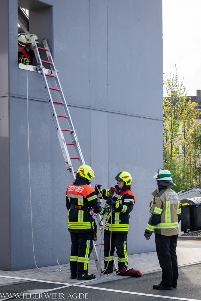 Truppführerabschluss bei der Feuerwehr Rehau