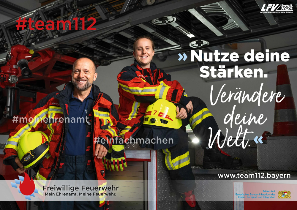 Verändere Deine Welt! Komm zur Feuerwehr!